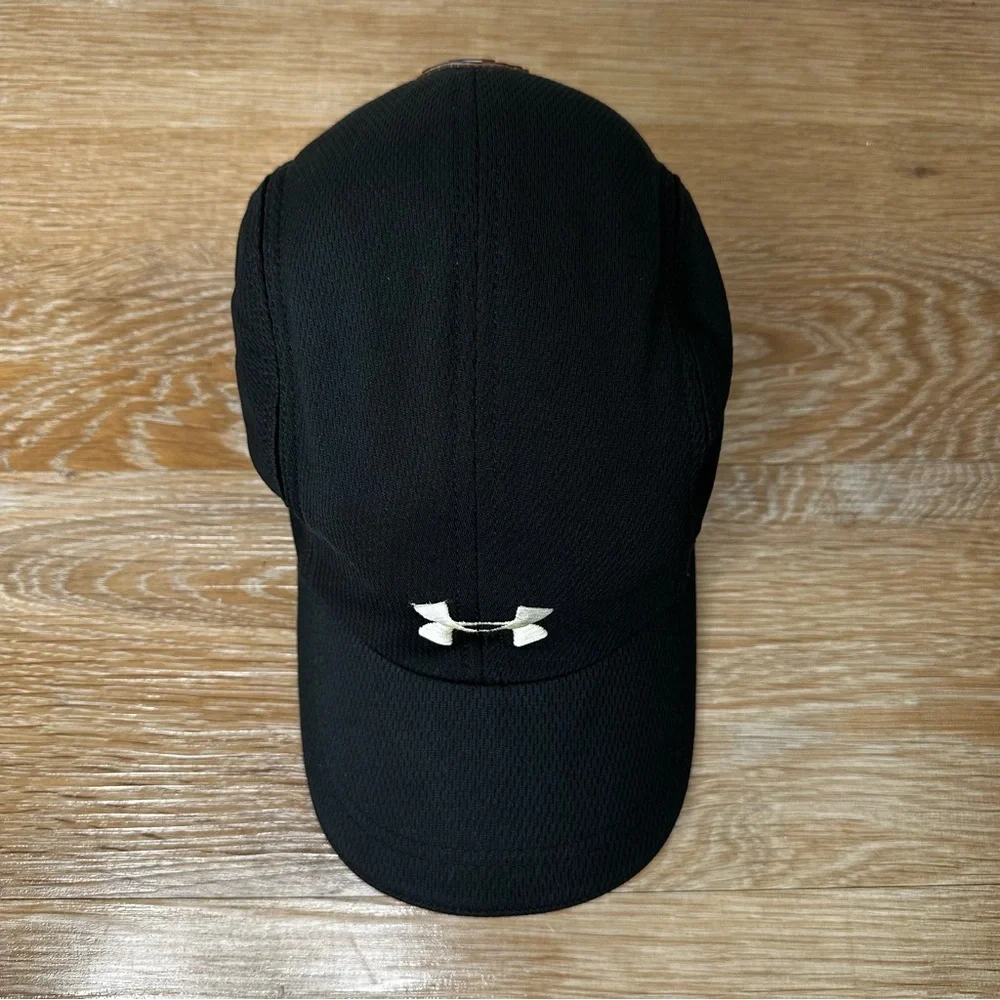 Under Armour Embroidered Black Women's Athletic Cap Hat, OS